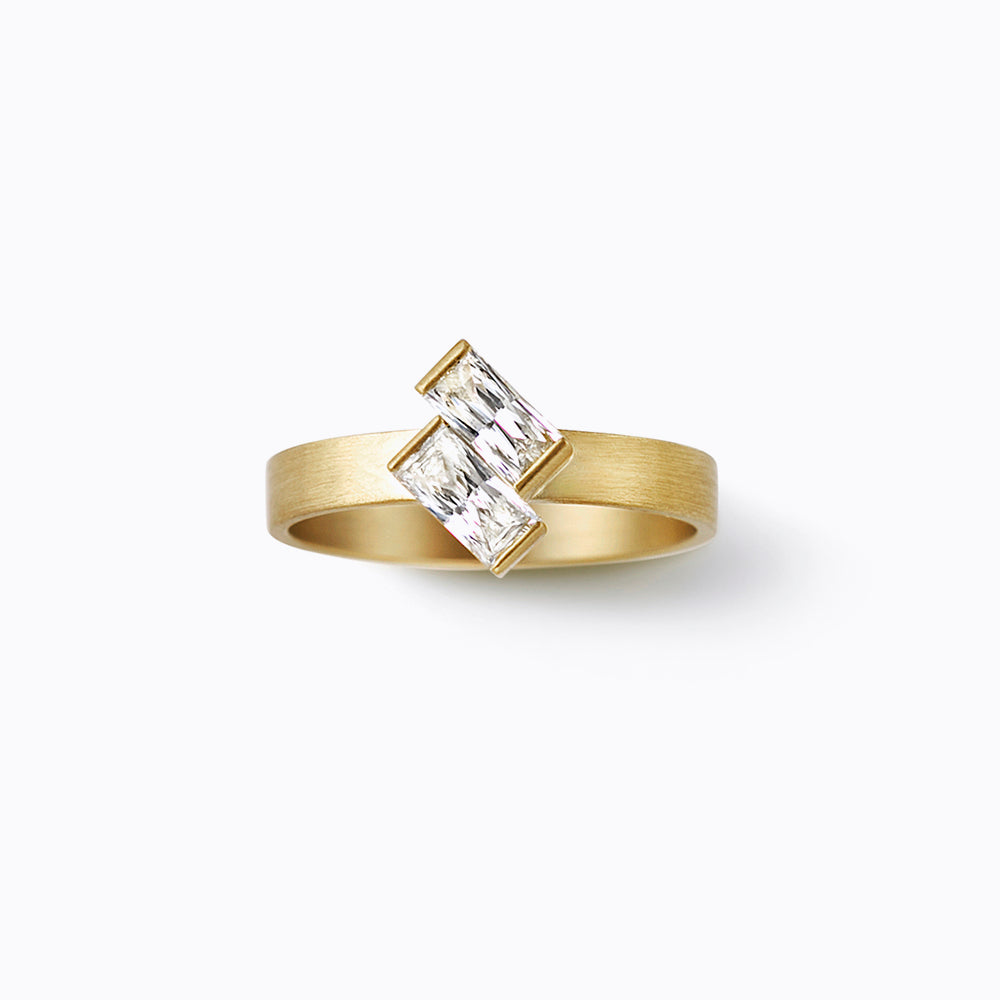 Assemble Ring 01, yellow gold, matte finish
