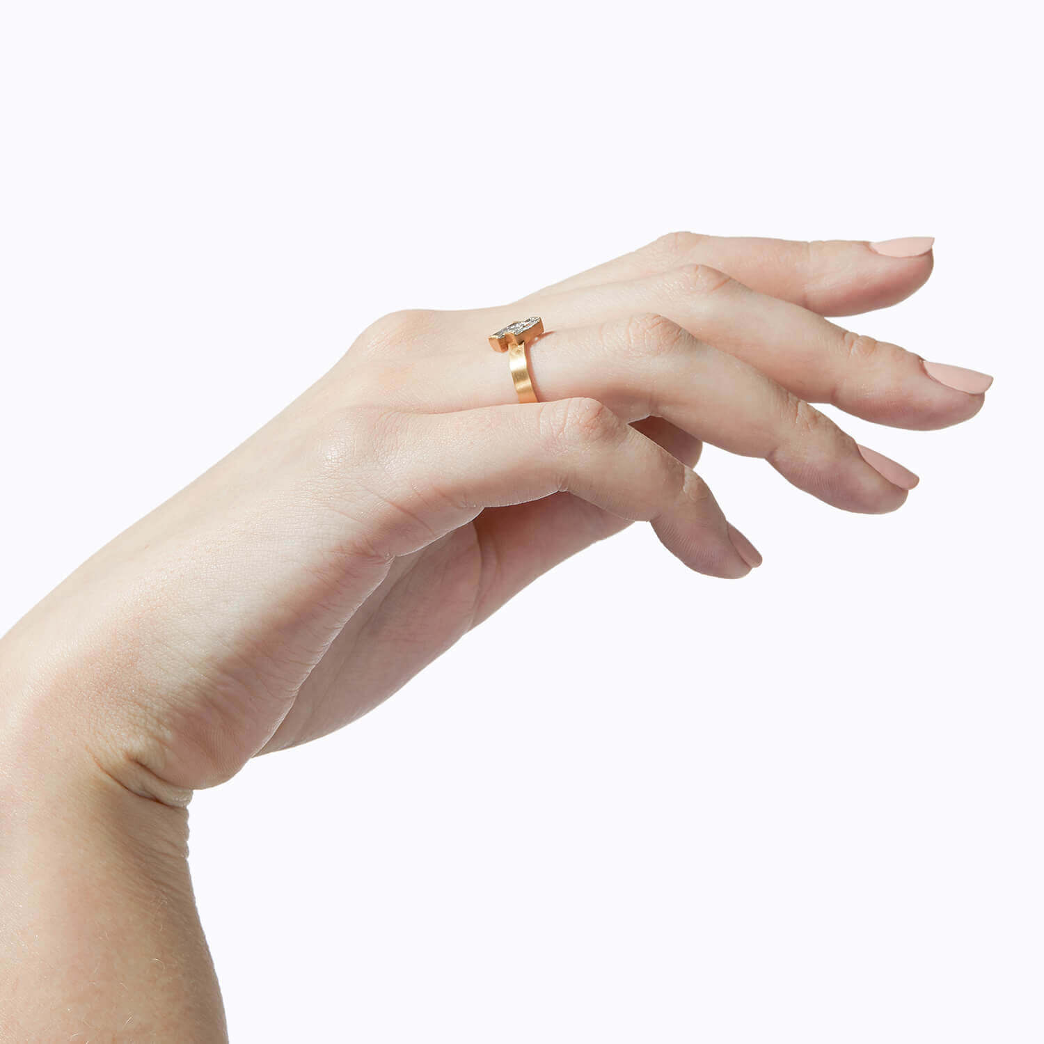 Align Rectangle Diamond Ring 02