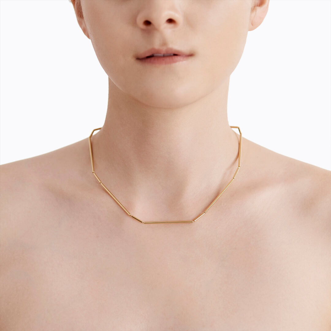 Construction Lines Necklace 4-1