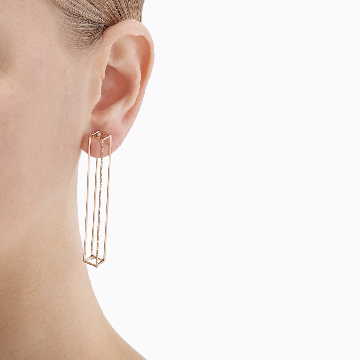 Diamond Rectangle Earring 60