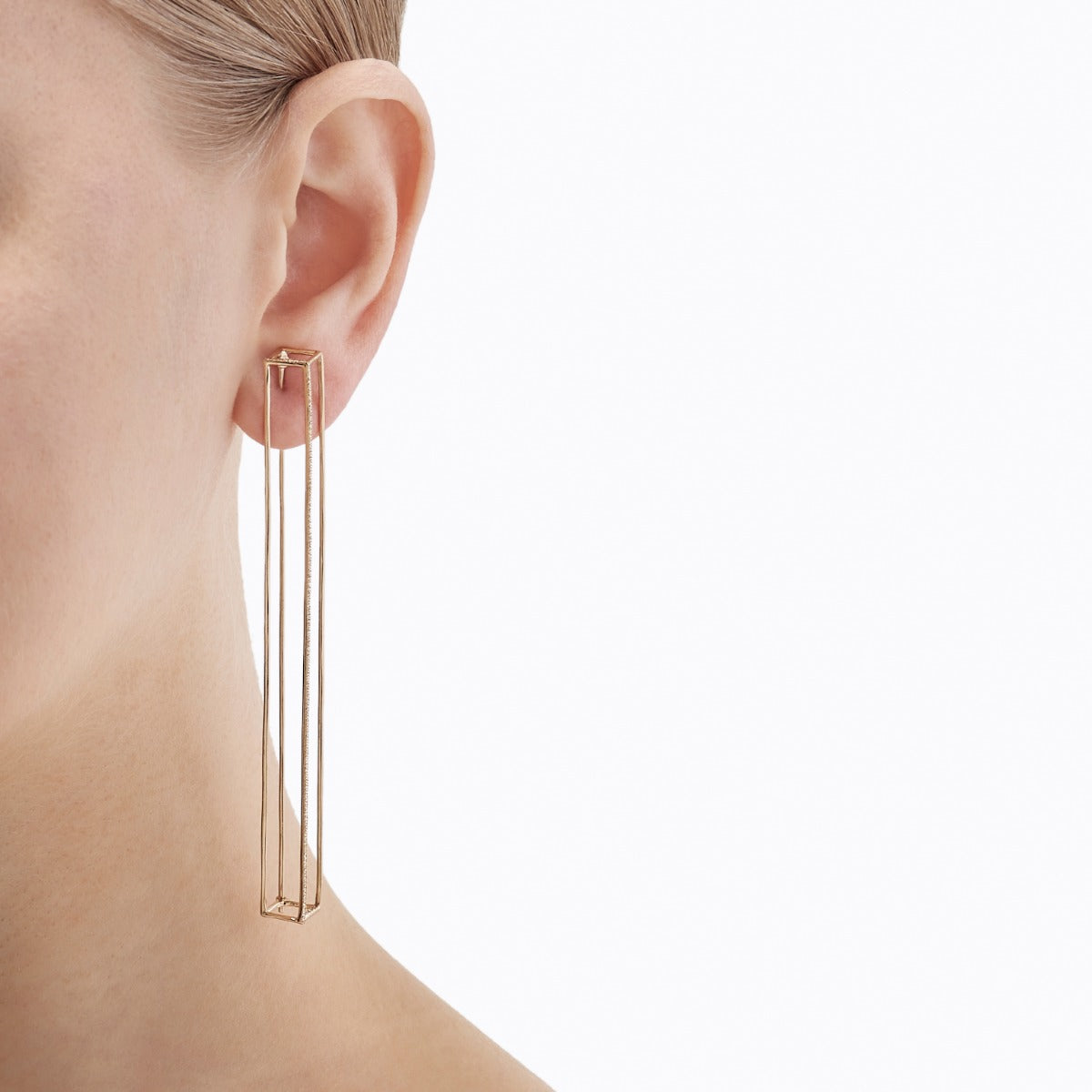 Diamond Rectangle Earring 90