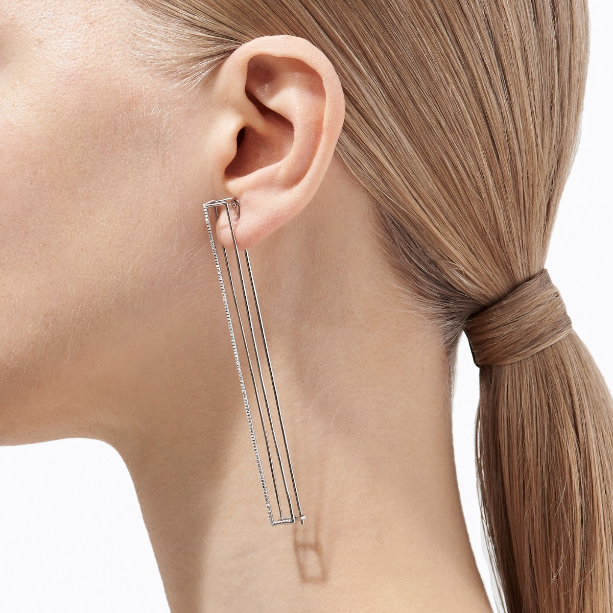 Diamond Rectangle Earring 90