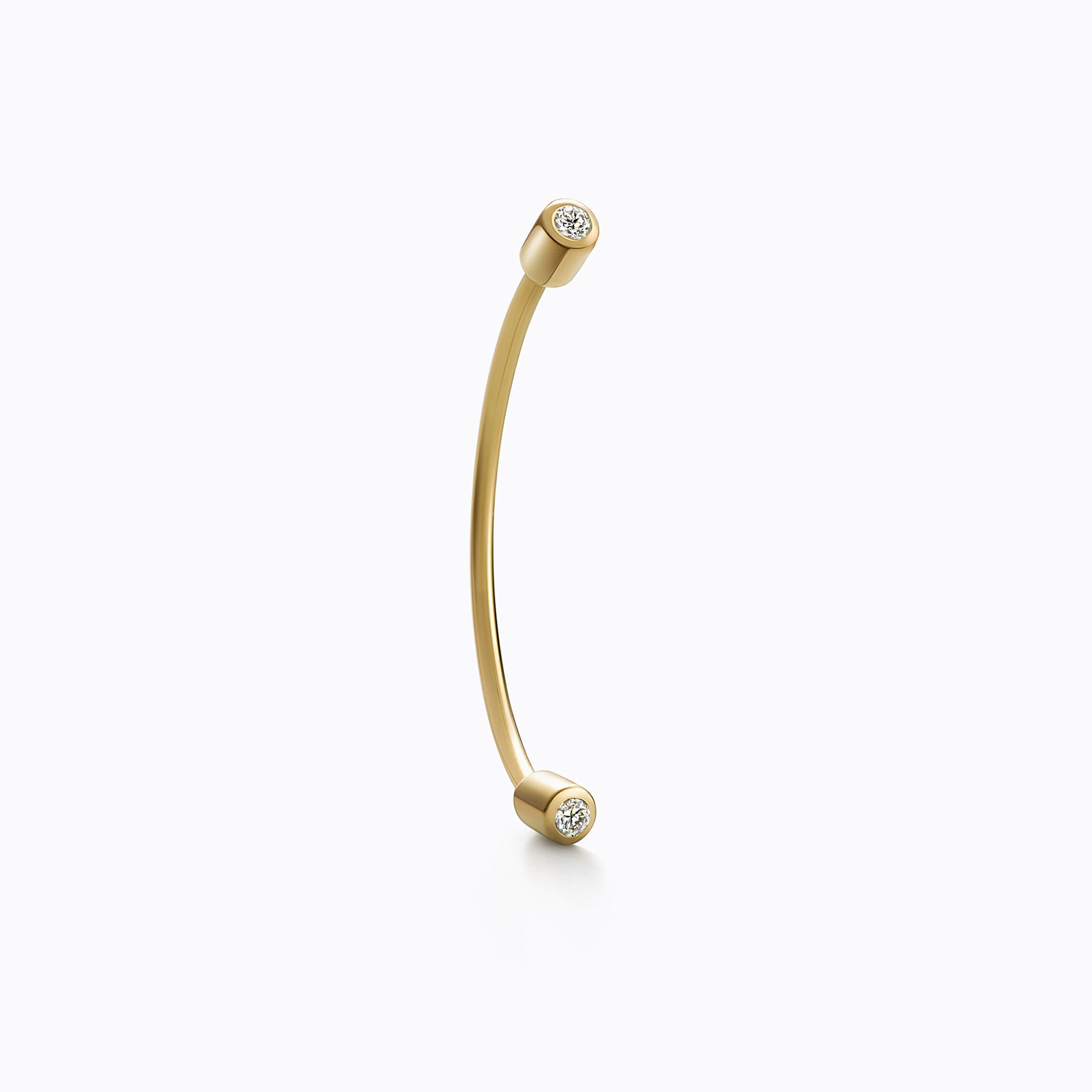 3D Diamond Triangle 10 (01), yellow gold