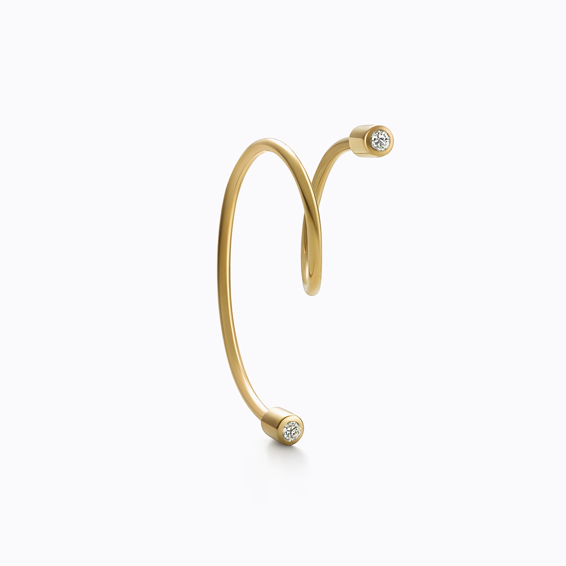 3D Diamond Triangle 10 (01), yellow gold