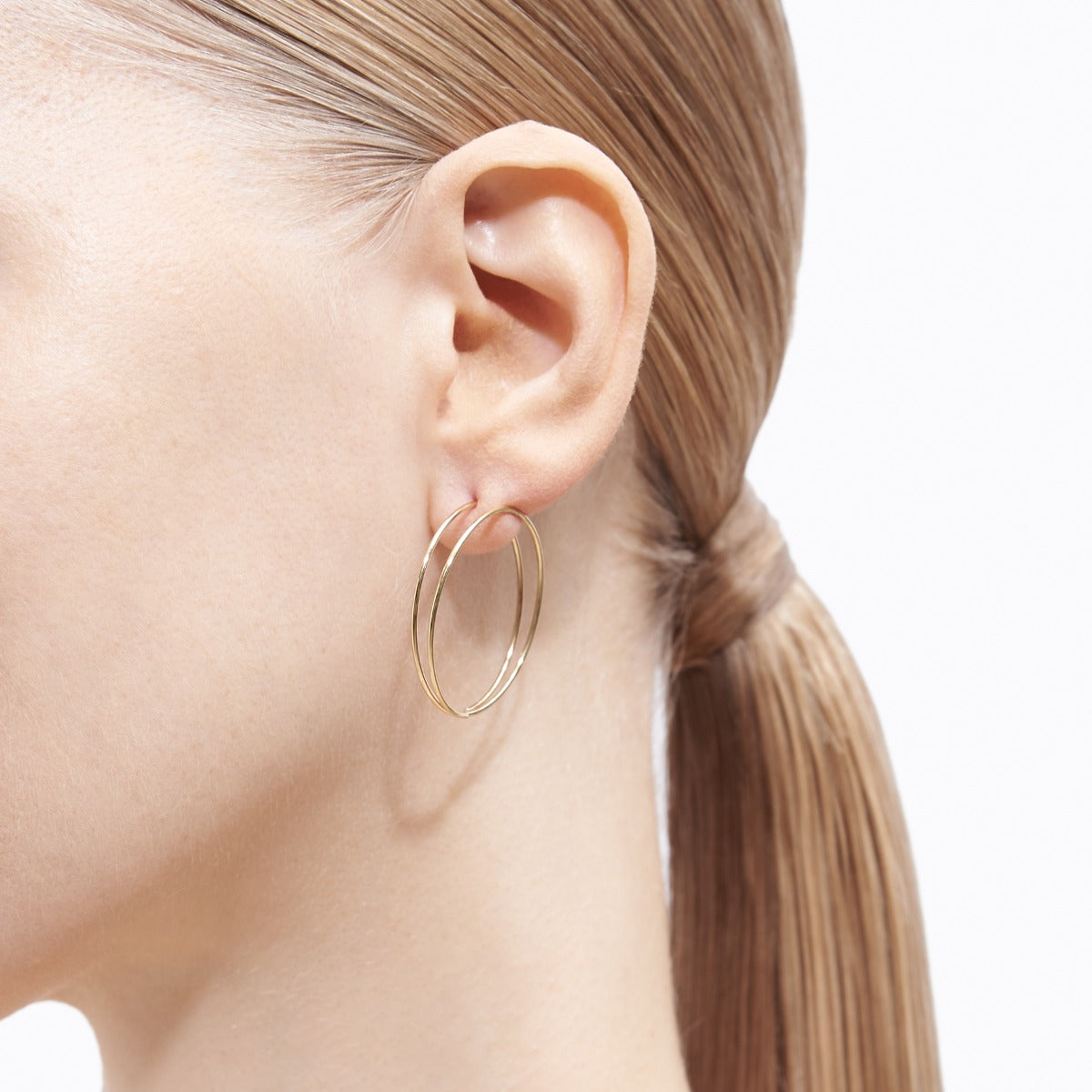 Double Hoop Earring 30