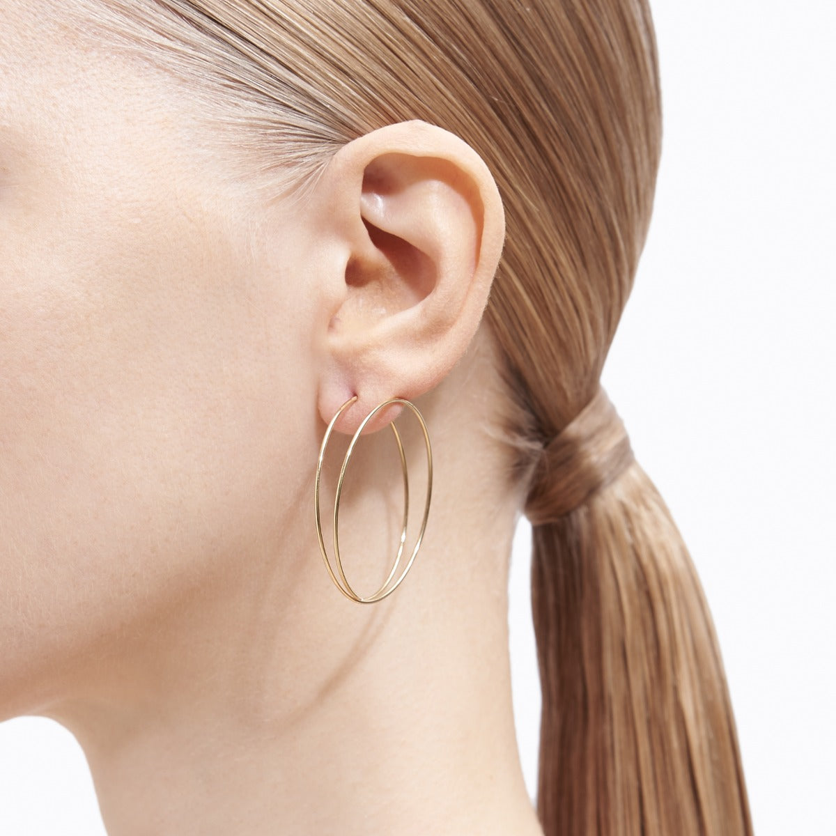 Double Hoop Earring 40