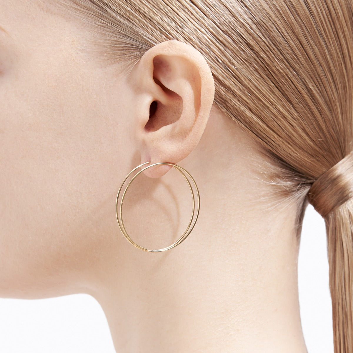 Double Hoop Earring 40