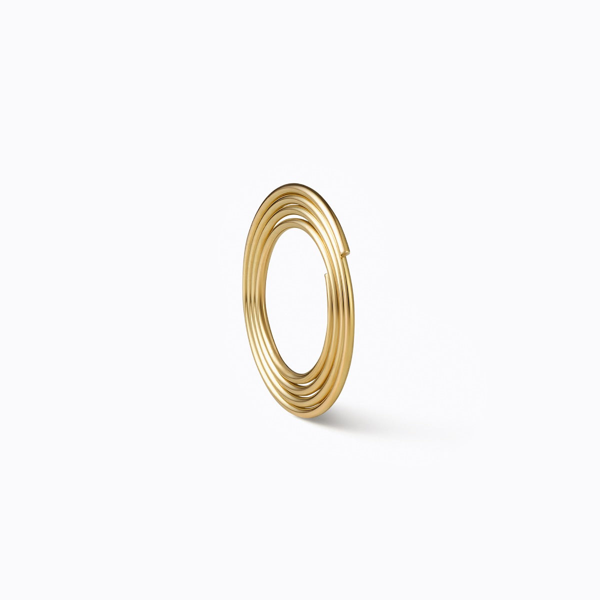3D Diamond Triangle 10 (01), yellow gold