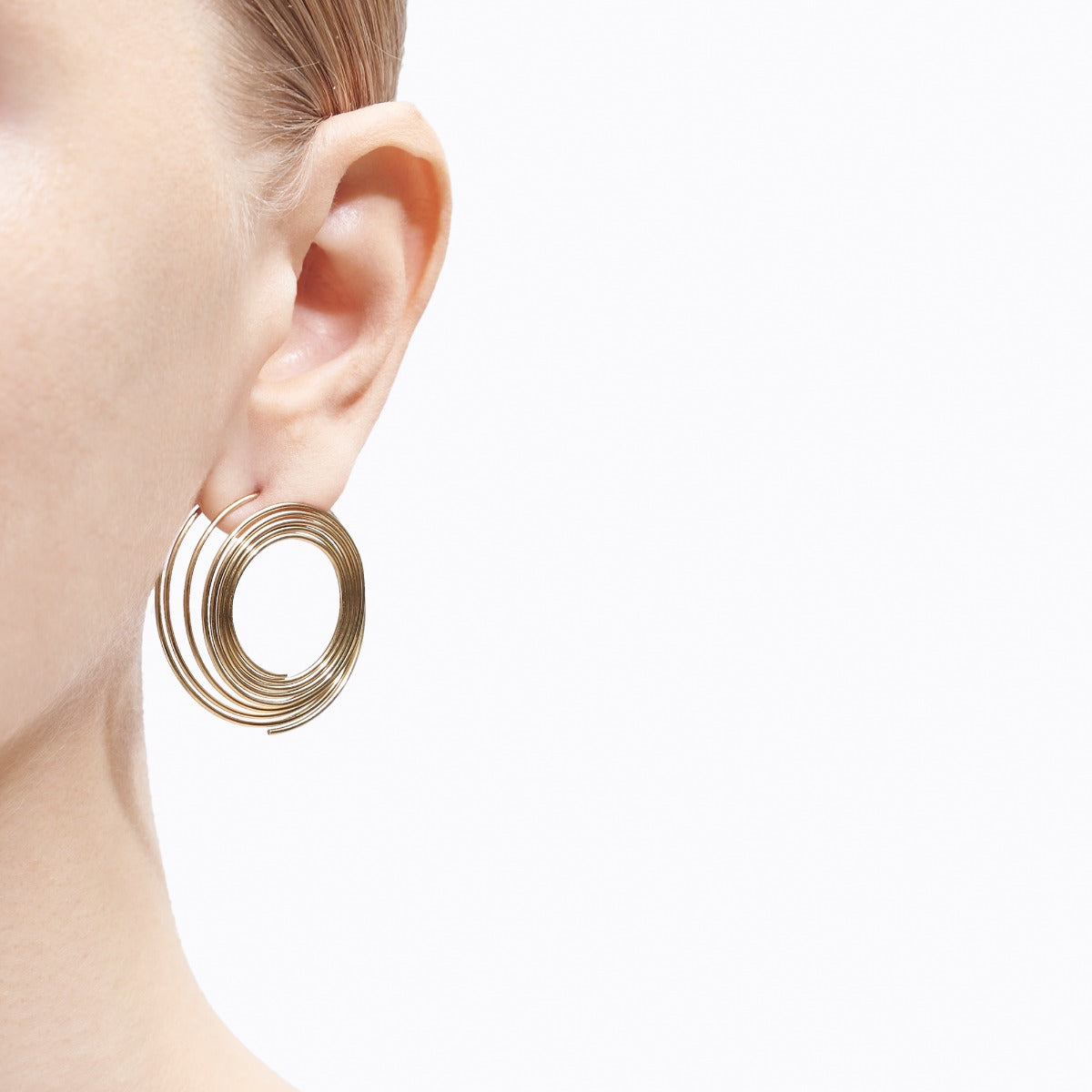 Flat Hoop Earring 03