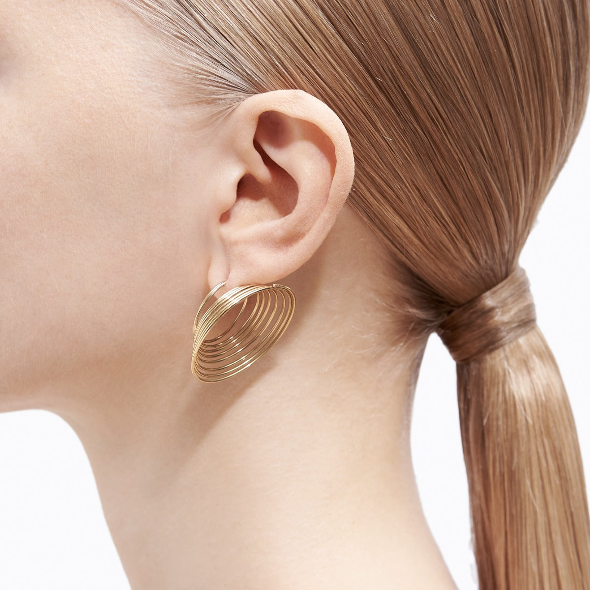 Flat Hoop Earring 03
