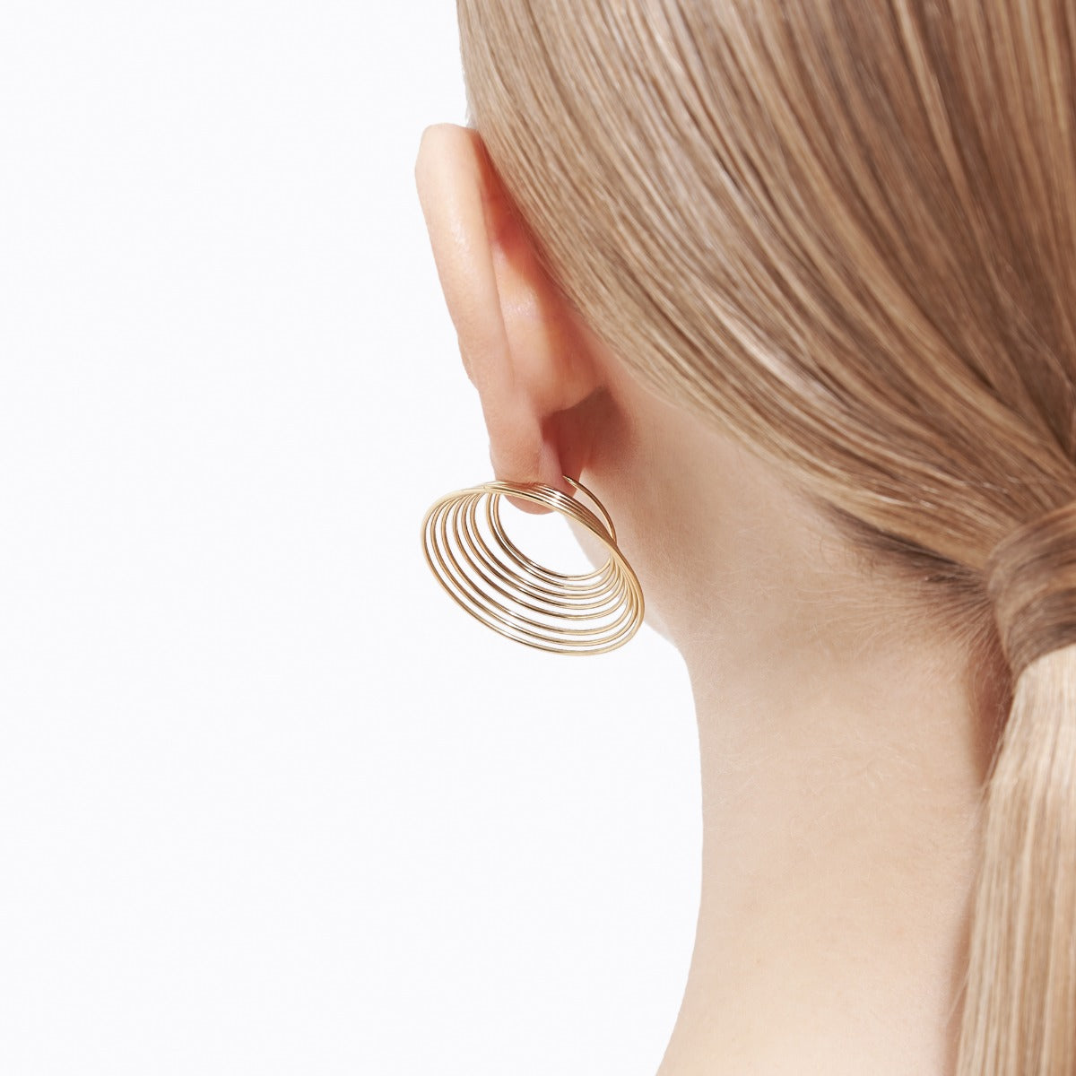 Flat Hoop Earring 03
