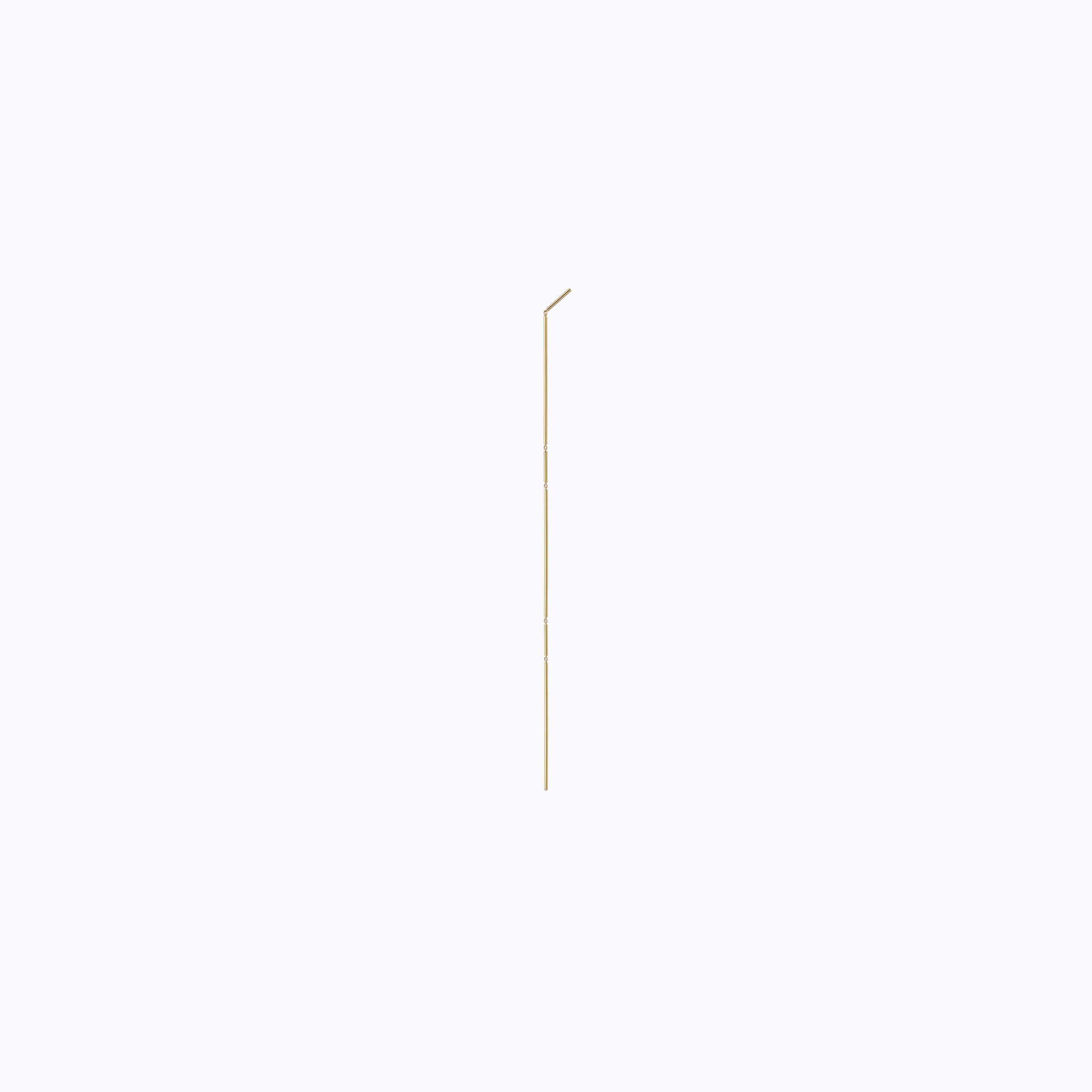 3D Diamond Triangle 10 (01), yellow gold
