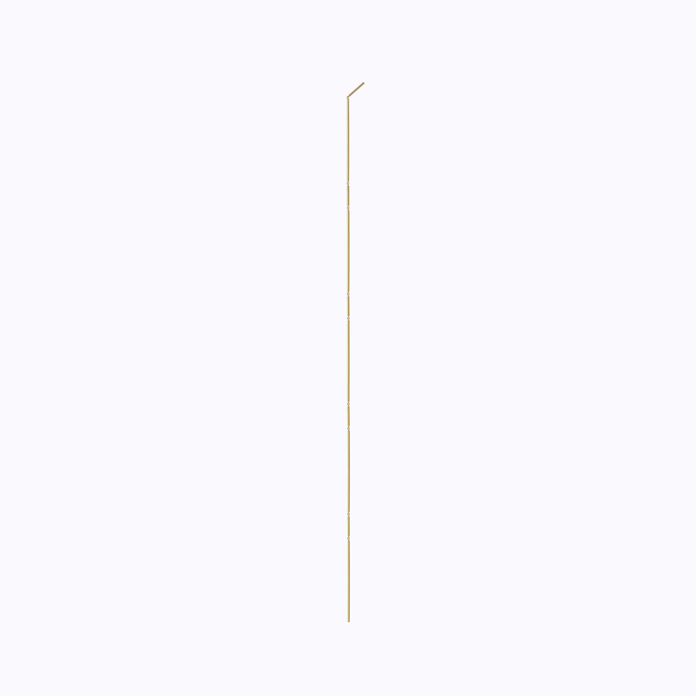 3D Diamond Triangle 10 (01), yellow gold