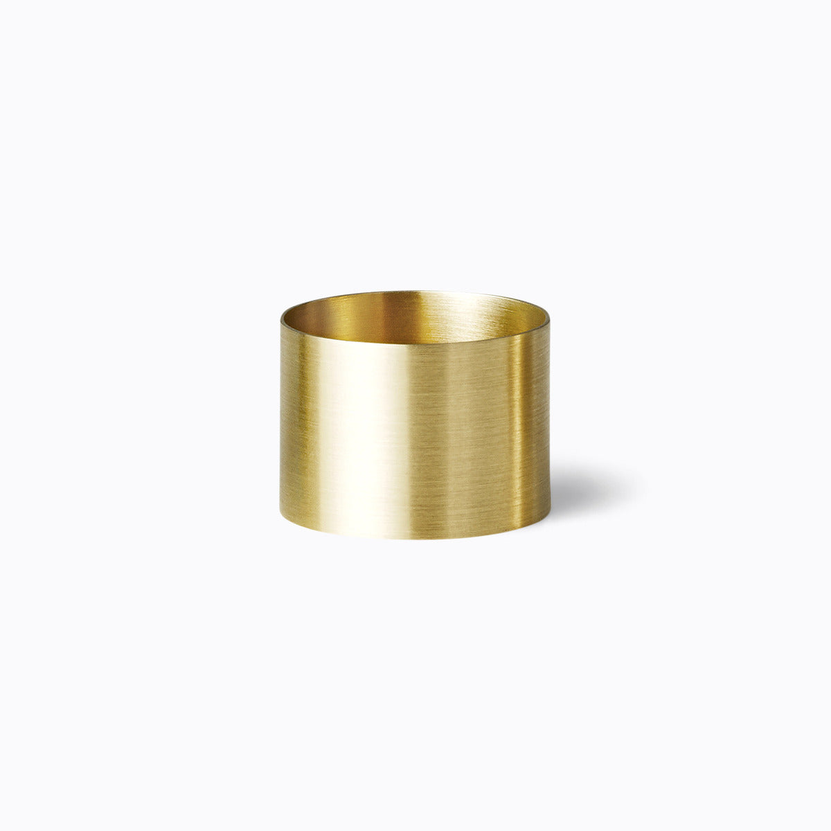Plate Ring 12.5, yellow gold (matte finish)