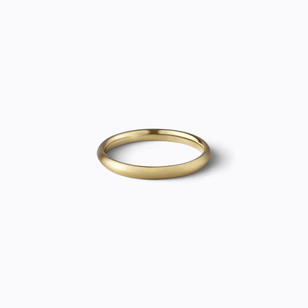 Oval Ring 2.0, yellow gold, matte finish