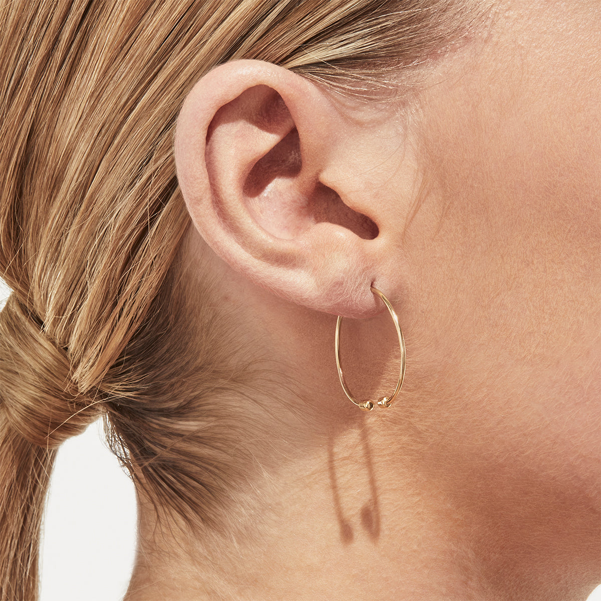 Twist Round Earring 03