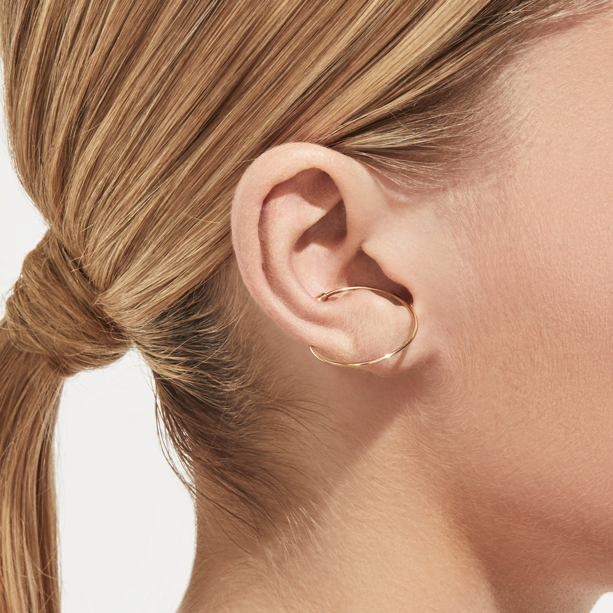 Twist Round Earring 03