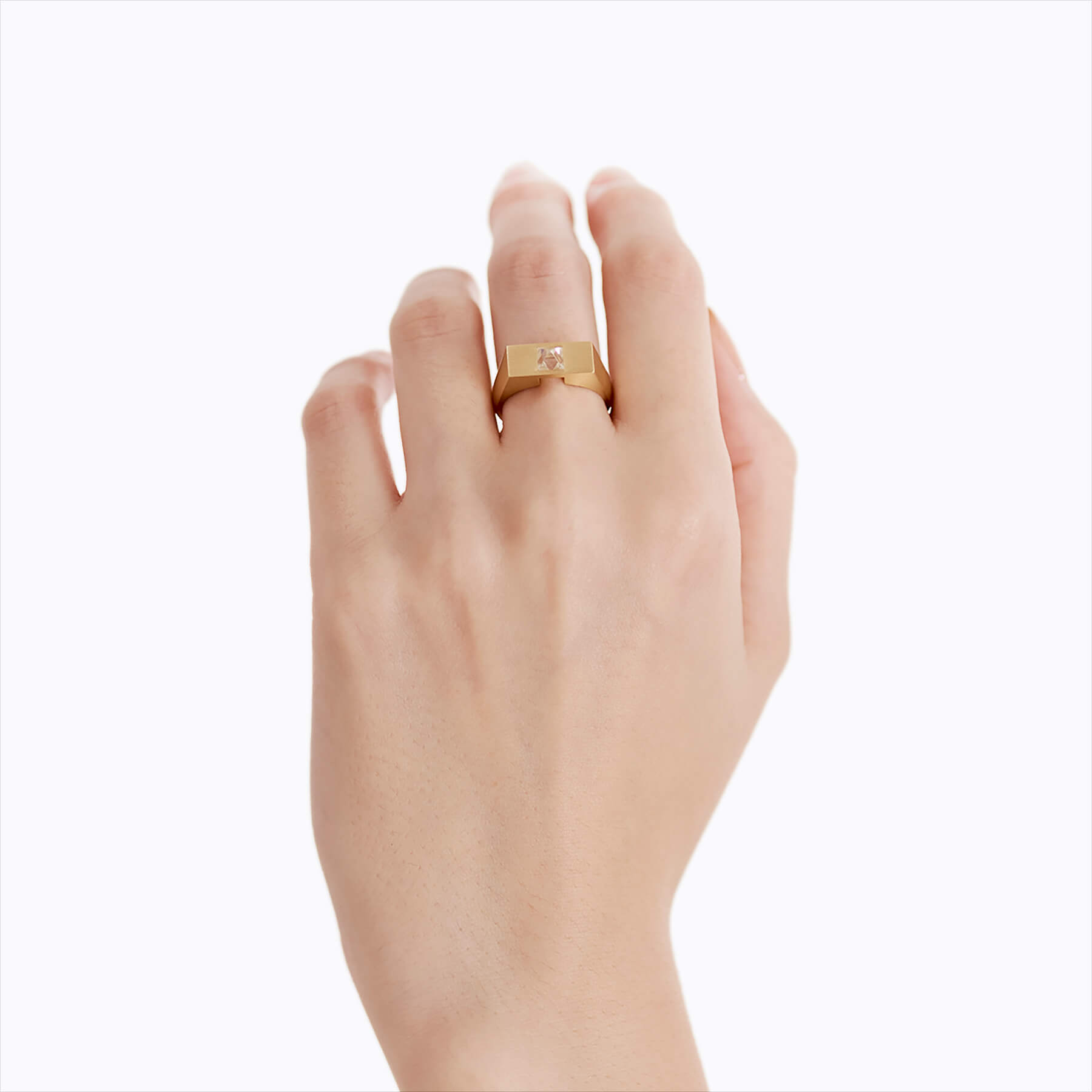 Un-Signet Rough Diamond Ring 01