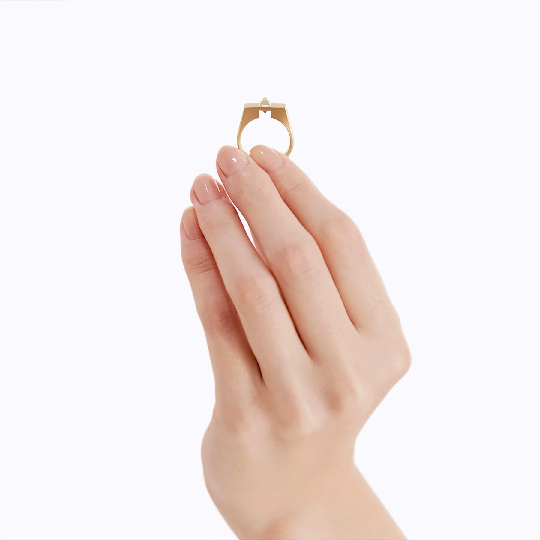 Un-Signet Rough Diamond Ring 01