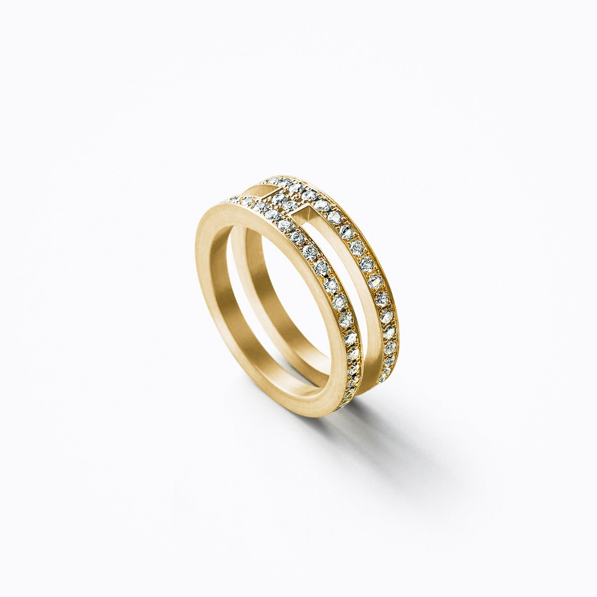 Assemble Ring 01, yellow gold, matte finish