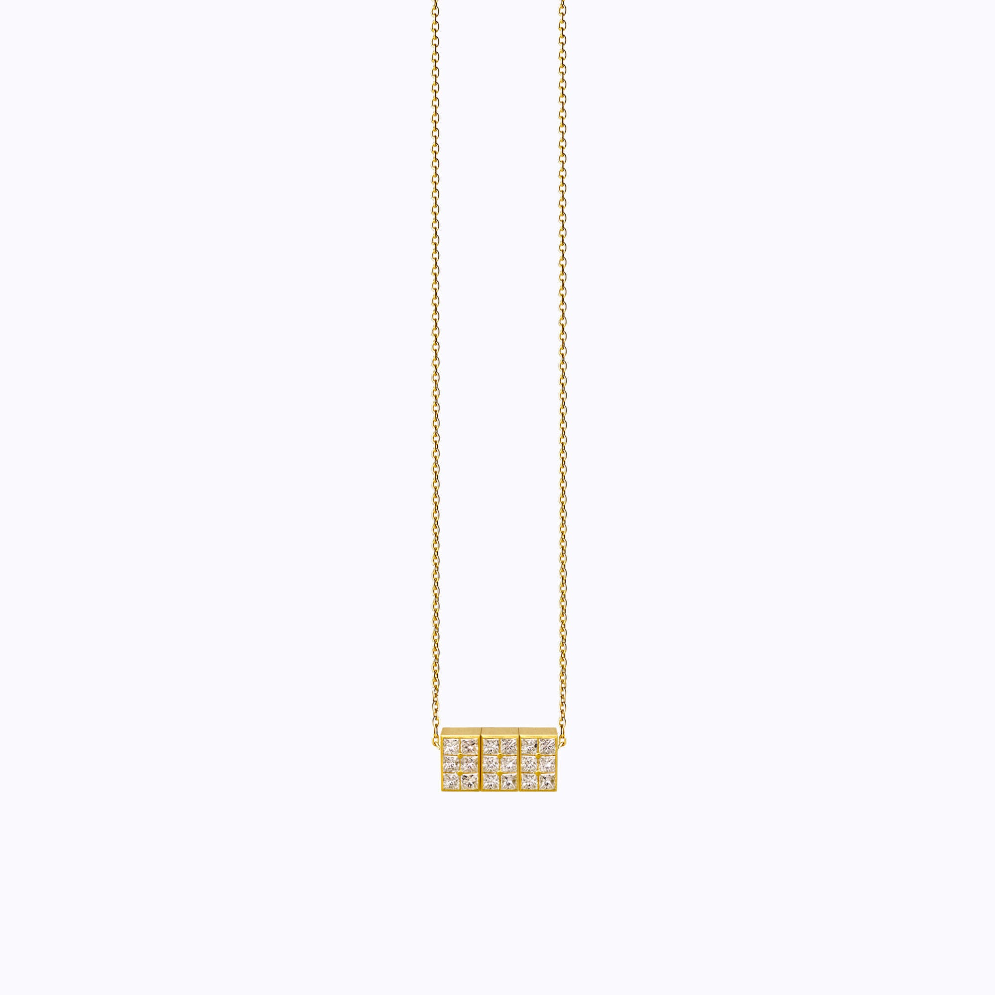 Diamond Cube Necklace 02 - SHIHARA