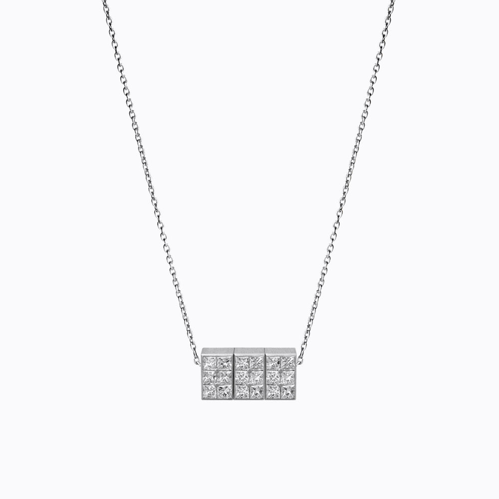 Diamond Cube Necklace 02 - SHIHARA