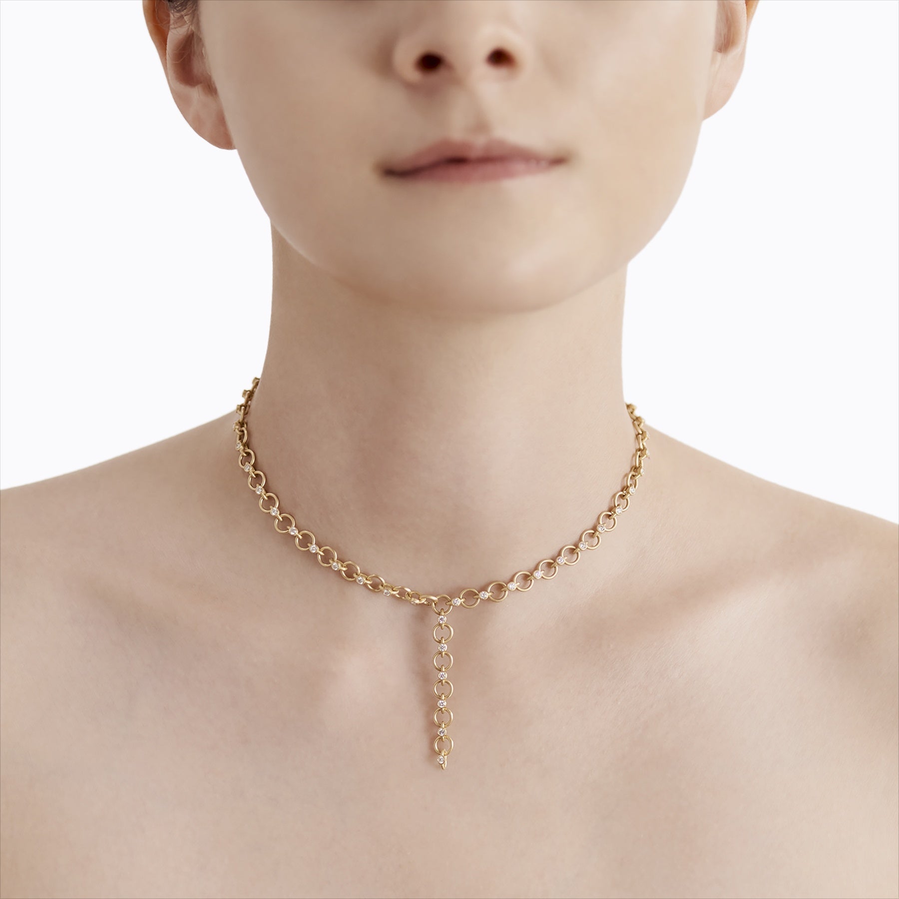 Diamond Link Necklace 02 – Shihara