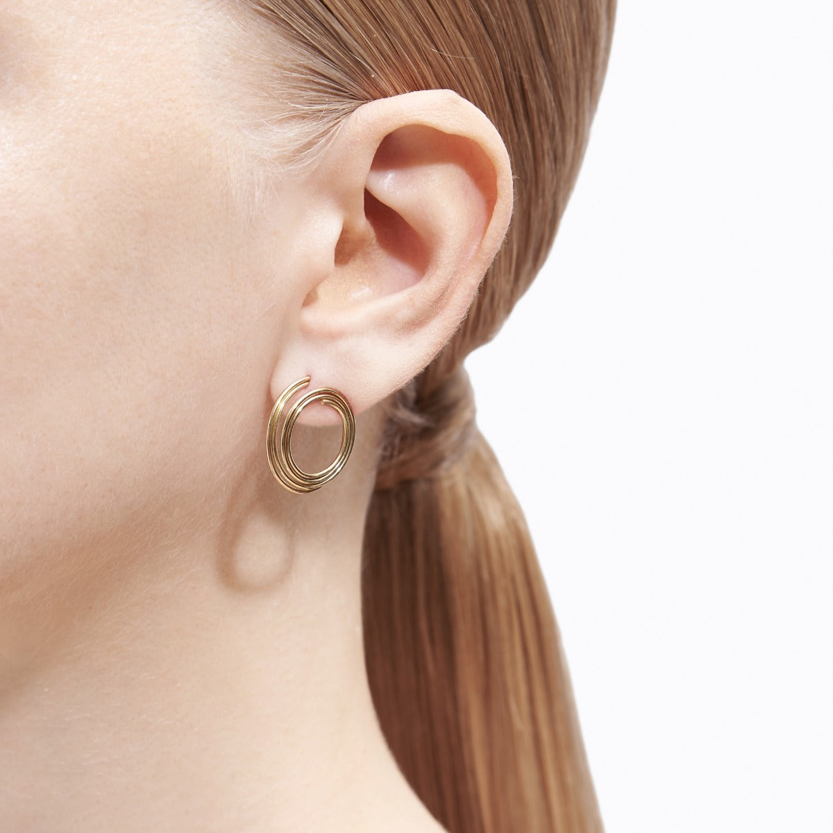 Flat Hoop Earring 01