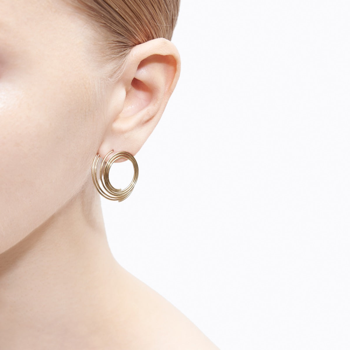 Flat Hoop Earring 02