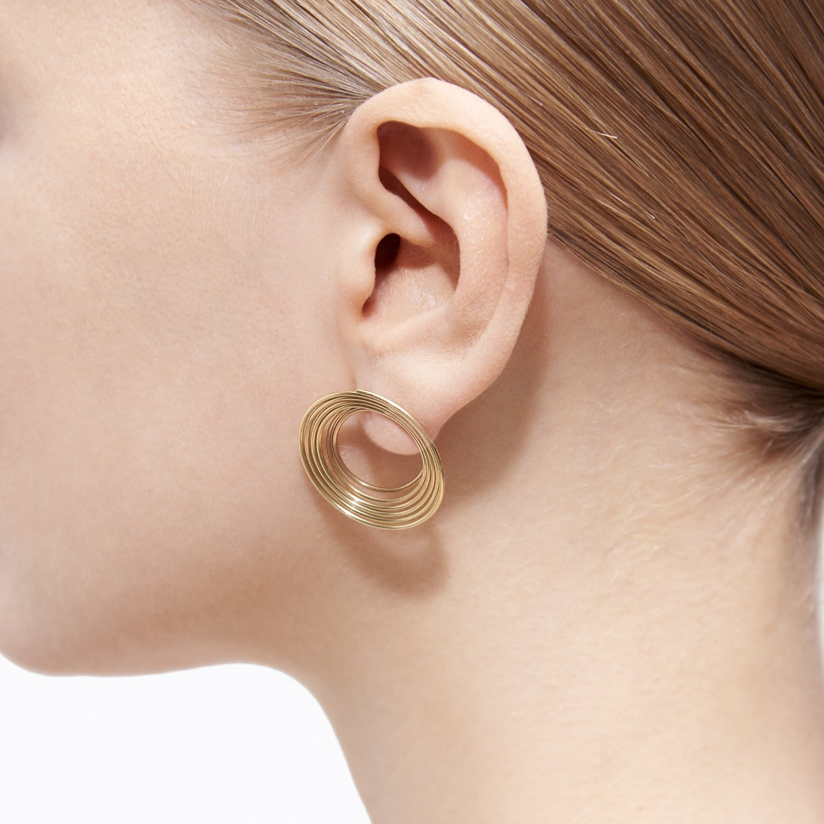 Flat Hoop Earring 02