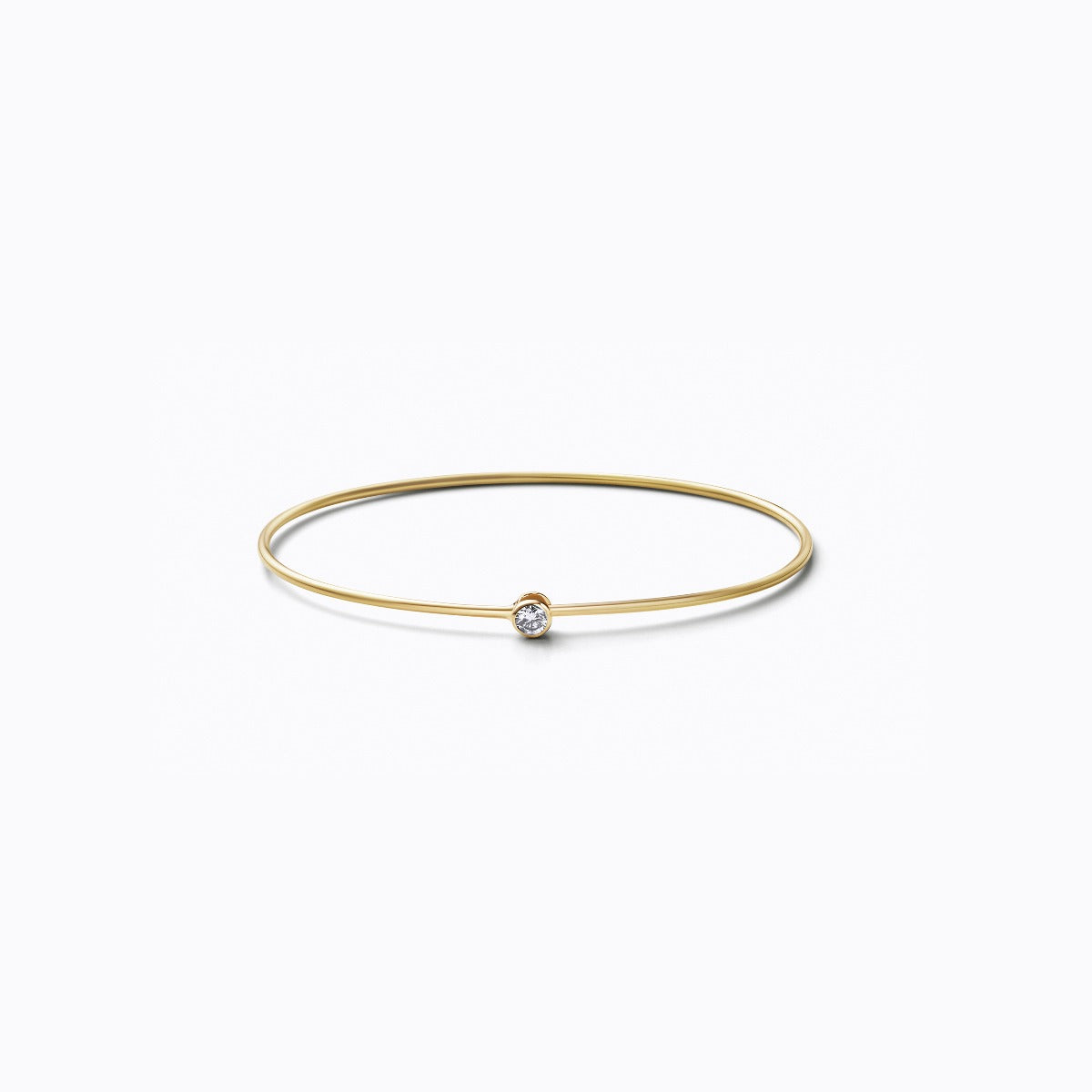 One-Stone Hoop Bracelet