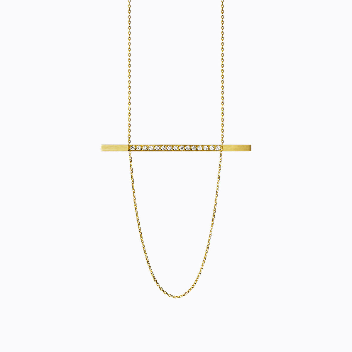 Diamond Bar Necklace 02