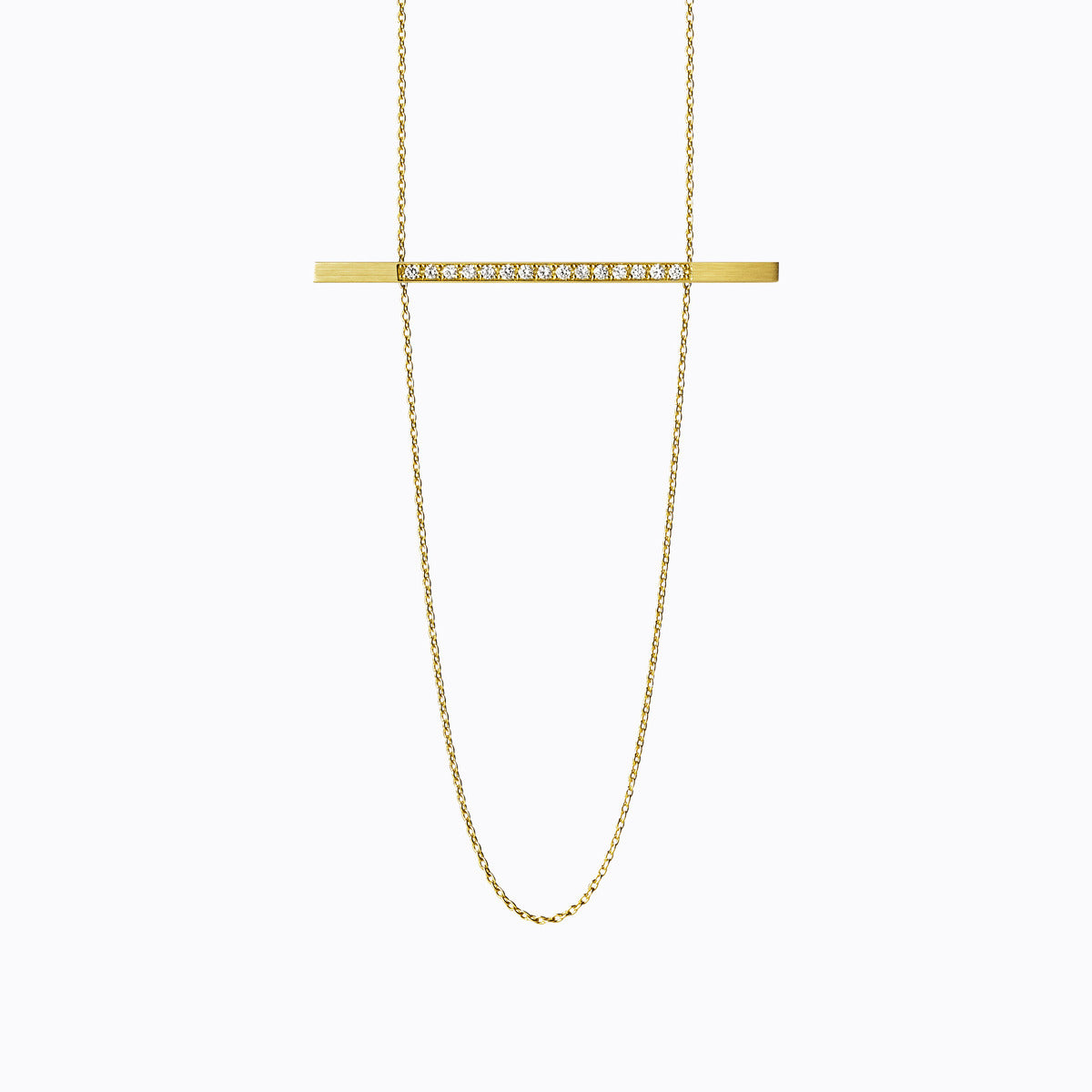 Diamond Bar Necklace 02