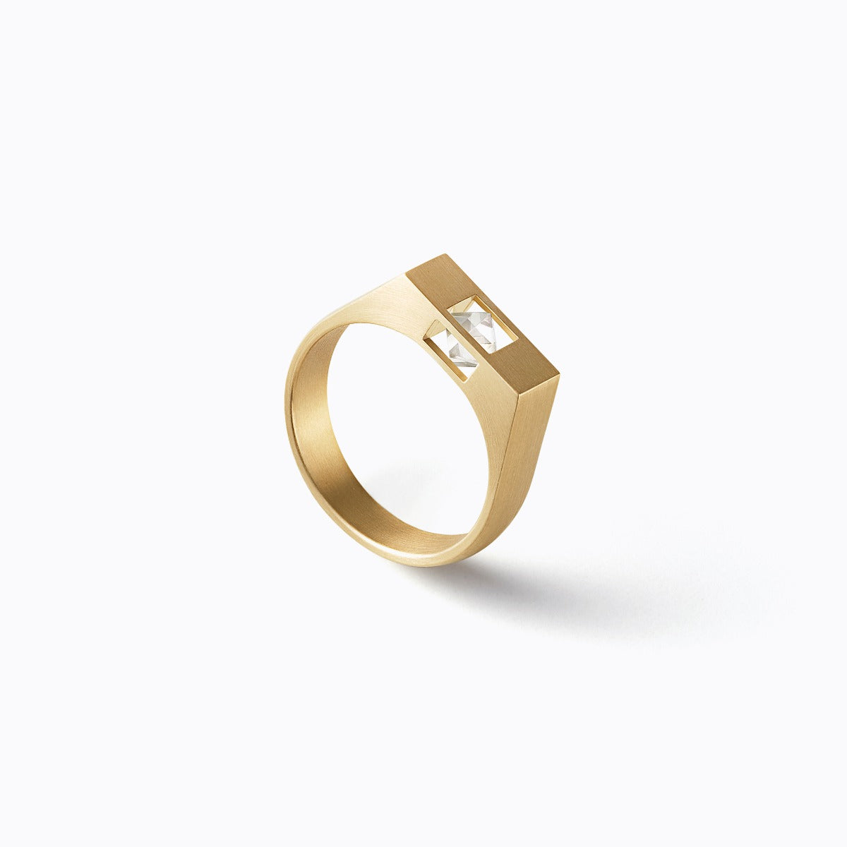 Un-Signet Rough Diamond Ring 02